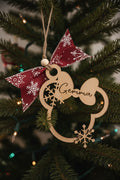 Disney Minnie Mouse Custom Christmas Ornament