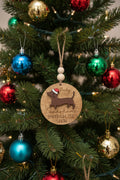 Dachshund dog ornament