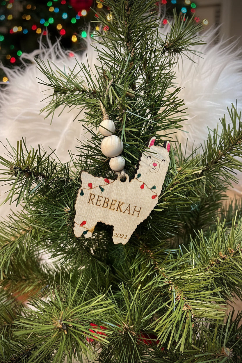 Custom Llama ornament