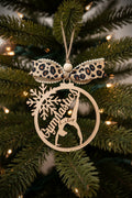 Custom gymnastics Christmas Ornament