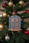 Custom family cookie baking sheet ornament