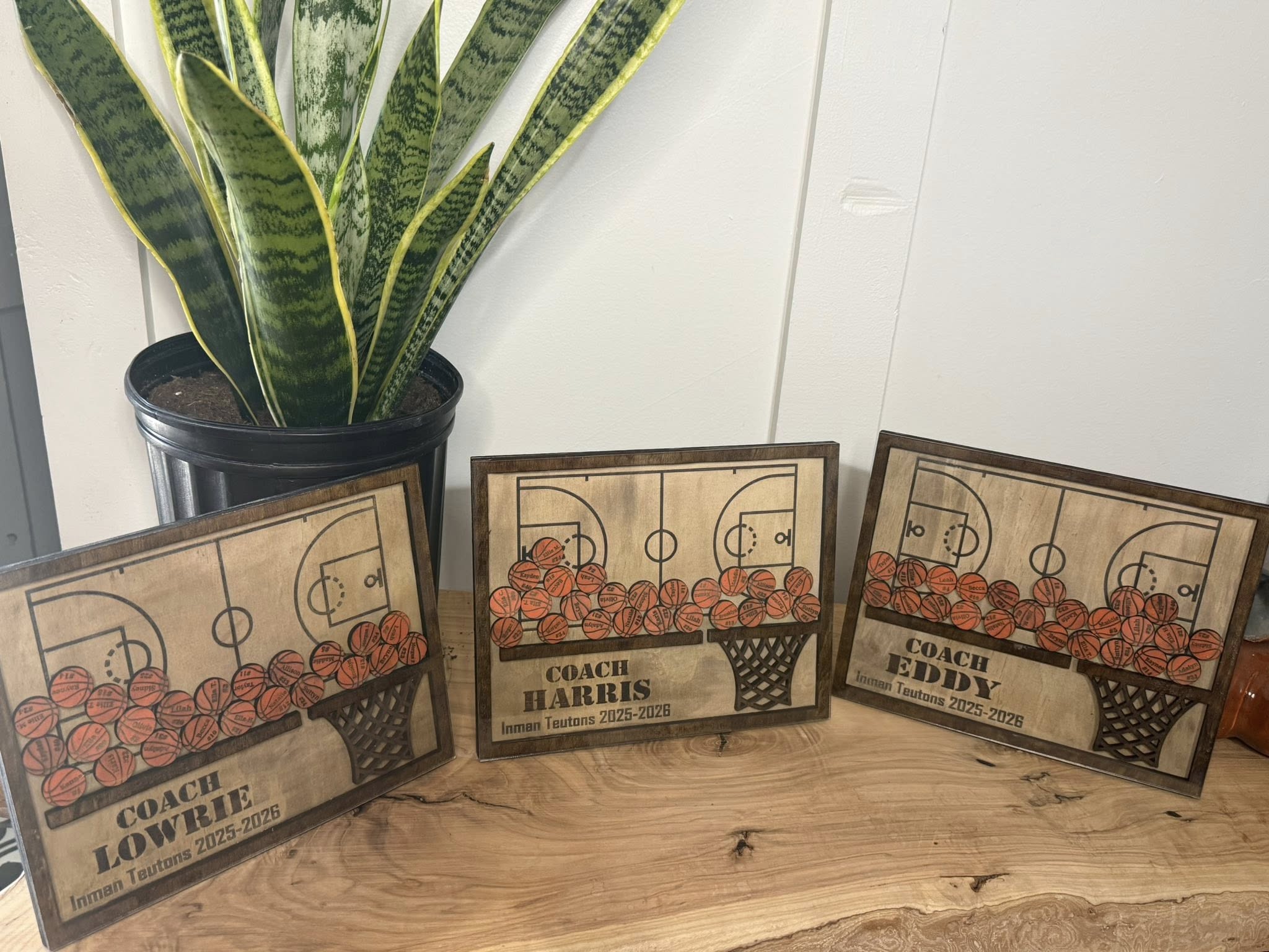 Custom Coach appreciation signs