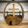 He is risen egg decor
