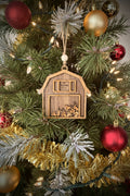 Custom Barn Family ornament