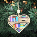 Custom Book Lover ornament