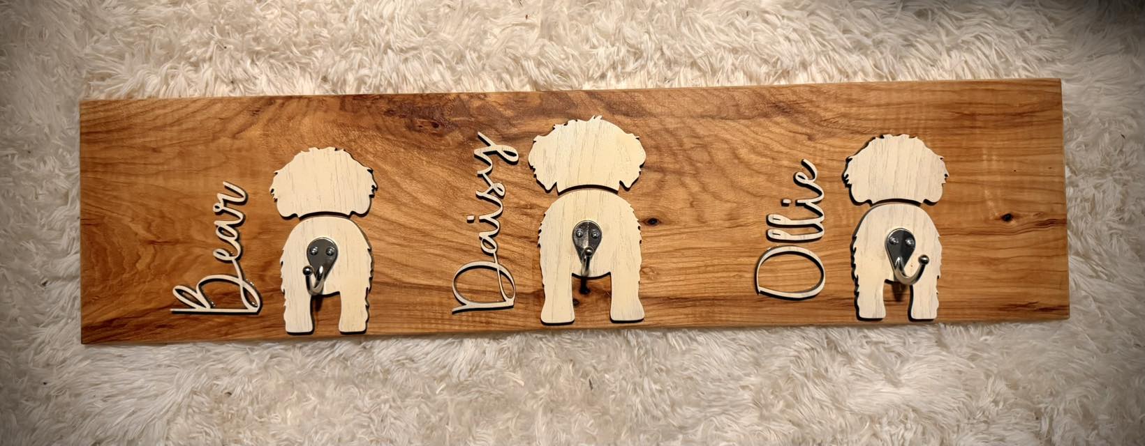 Dog leash holder