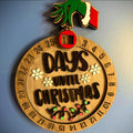 Grinch Christmas countdown wall decor
