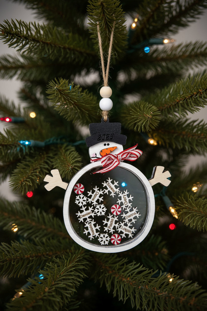 Custom Snowman ornament